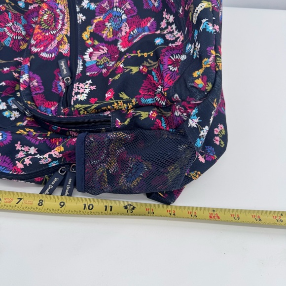 Vera‎ Bradley Backpack Lighten Up Essential Midnight Wildflowers Travel Bag - Picture 11 of 13